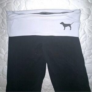 VS PINK fold over y2k leggings